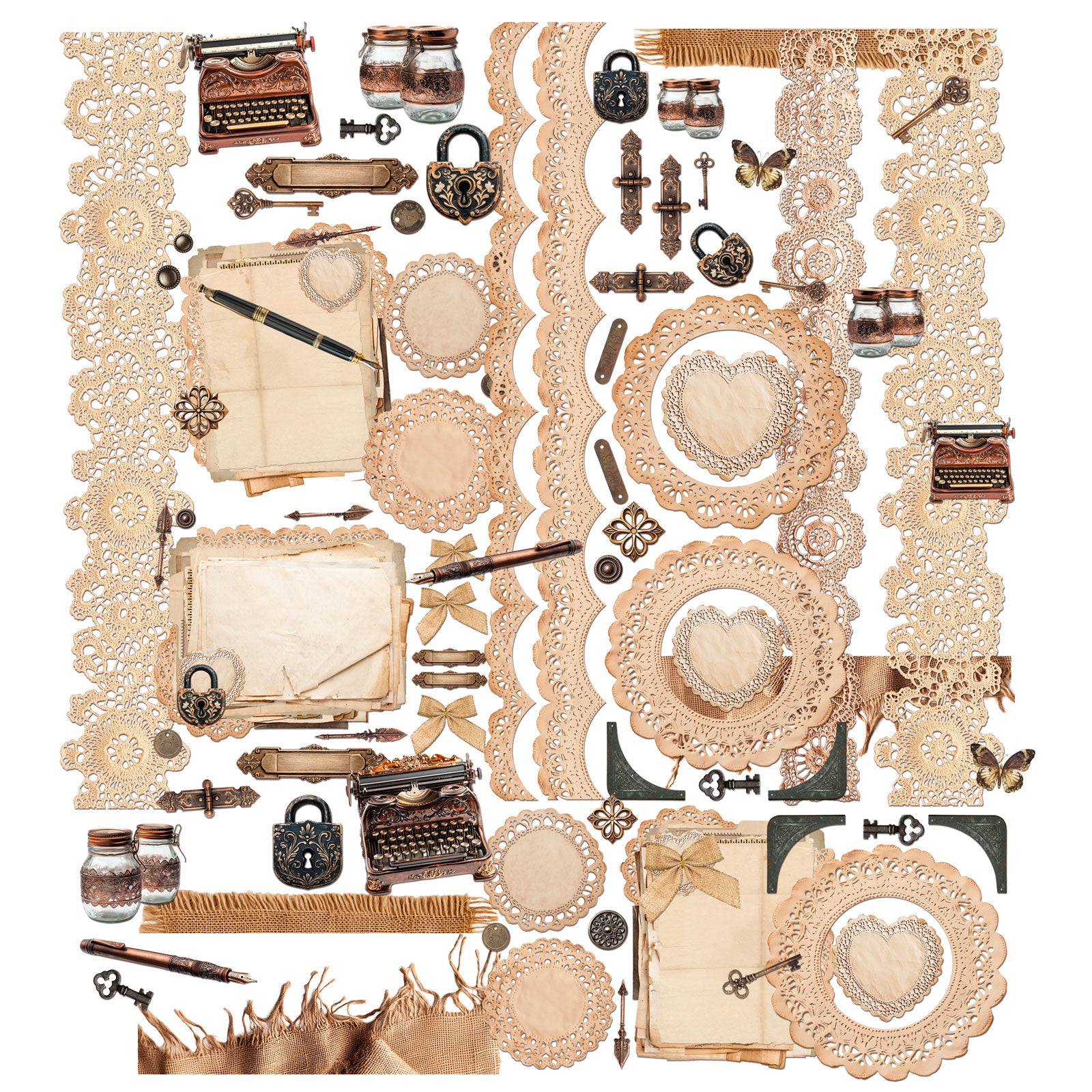 49 & Market Nostalgic Memories Laser Cut Ephemera